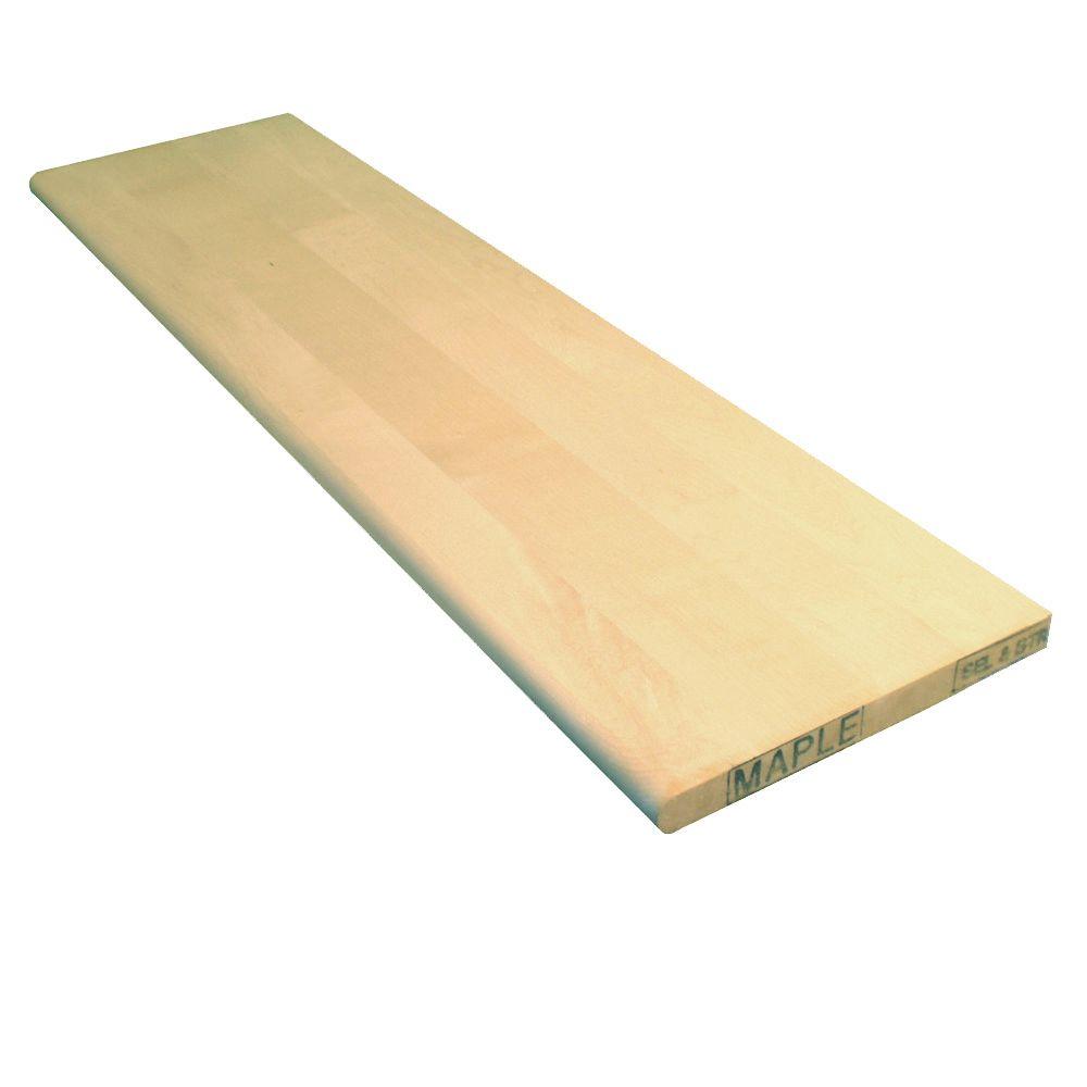 Unfinished Wood Stair Treads Risers Parts The Home Depot 1