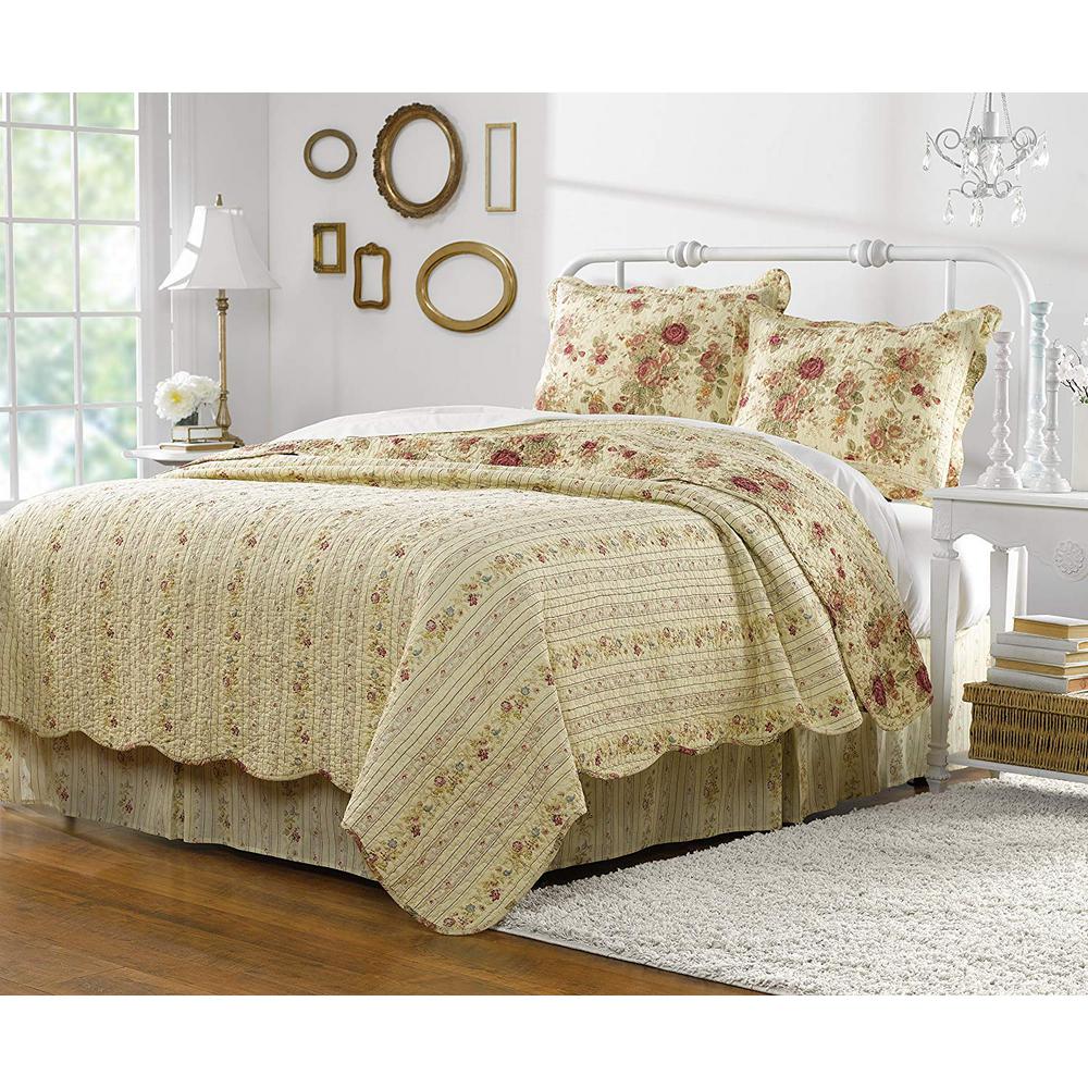 Greenland Home Fashions Antique 3 Piece Multicolored Queen Set Gl Greenland Home Fashions Antique 3 Piece
