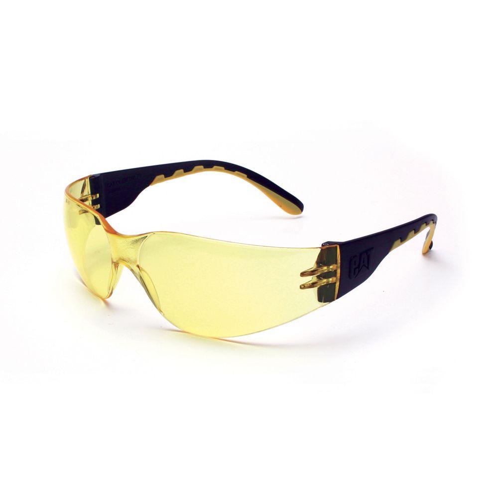 Caterpillar Safety Glasses Track Yellow Lens with CaseTRACK 112
