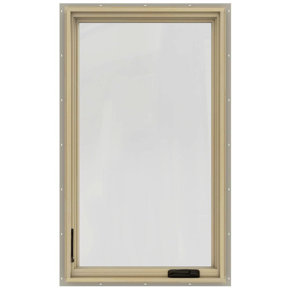 JELDWEN 36.75 in. x 40.75 in. W2500 LeftHand Casement Wood Window