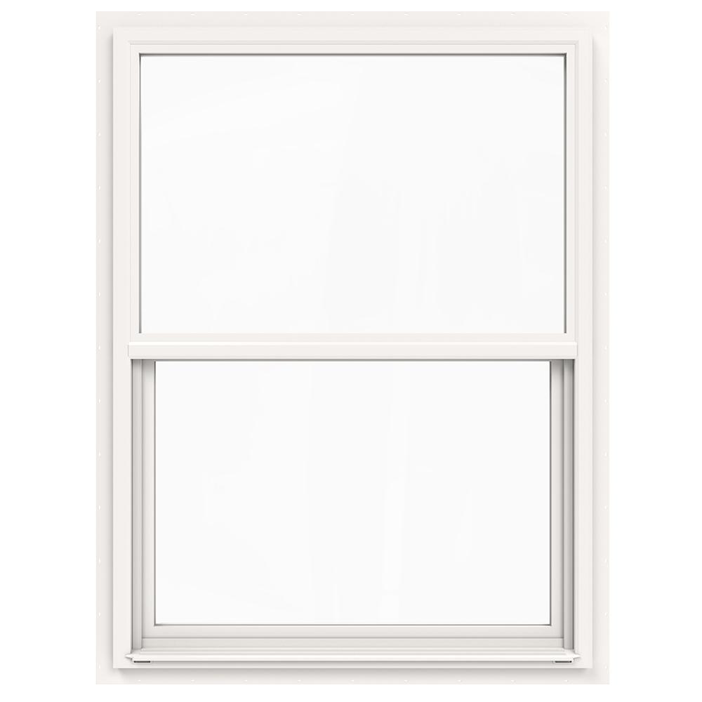 Jeld Wen 36 In X 48 V 4500 Series White Single Hung Vinyl Jeld Wen 36 In X 48 V 4500 Series White Single