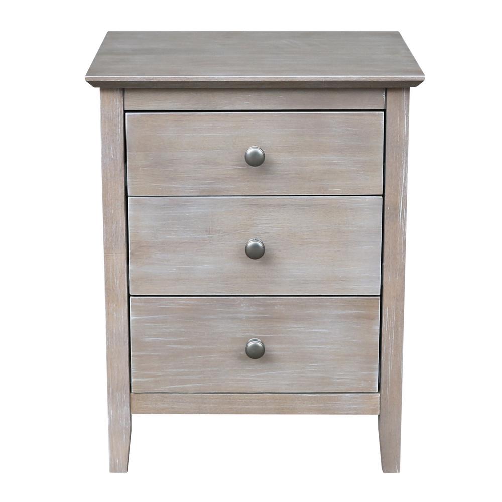 International Concepts Brooklyn 6 Drawer Weathered Gray Taupe International Concepts Brooklyn 3 Drawer Weathered Gray Taupe Nightstand