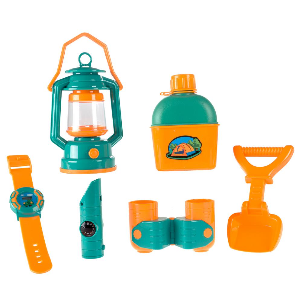 Hey Play Pretend Play Camping Set Hw3300017 The Home Depot