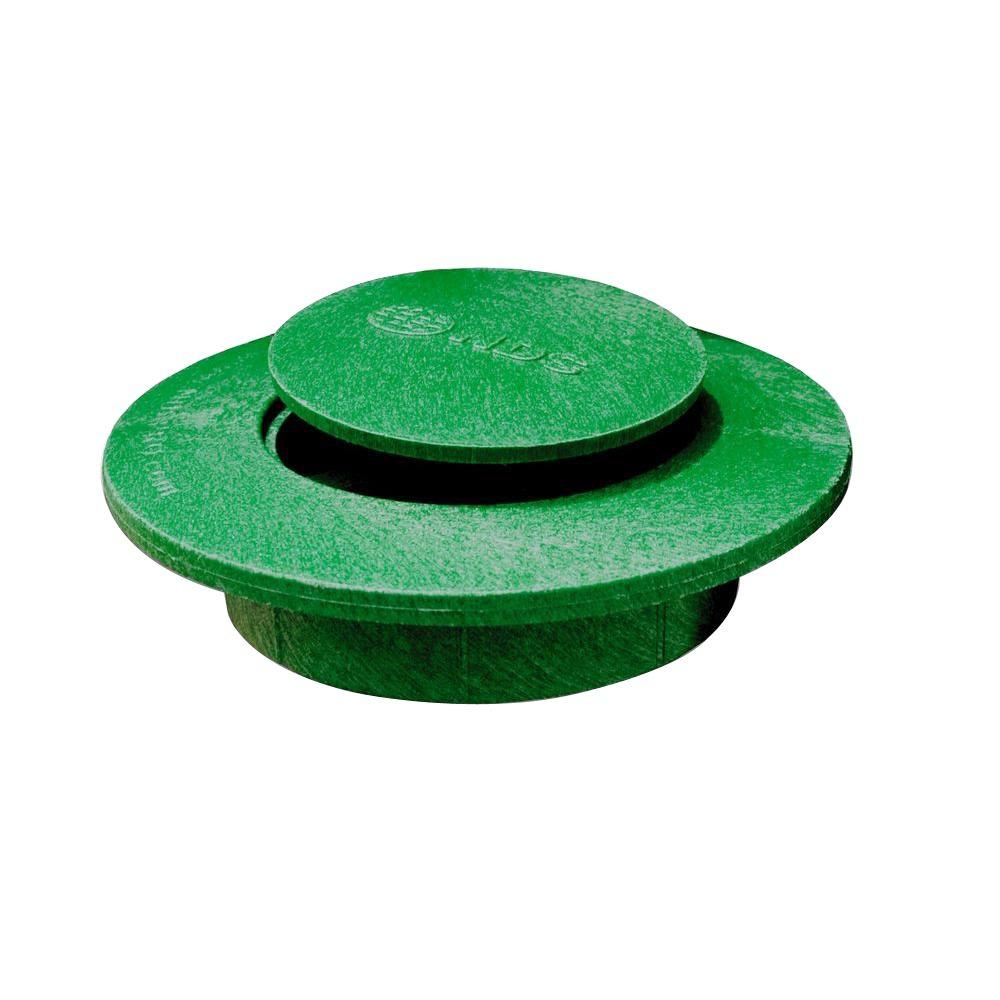 NDS 4 In Pop Up Drainage Emitter 422G The Home Depot   Green Matte Nds Pop Up Emitters 420c 64 145 