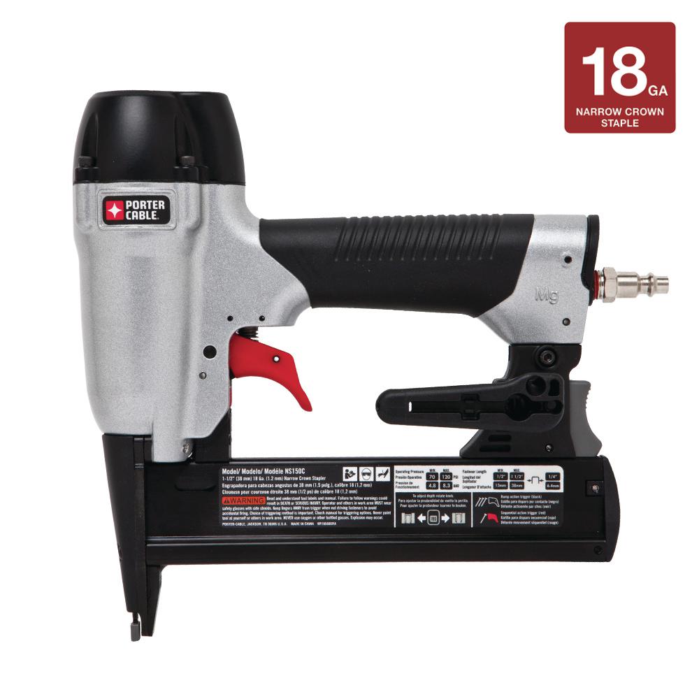Porter-Cable MS200 1/" to 2/" 16 Guage Powerful Piston Medium Crown Stapler