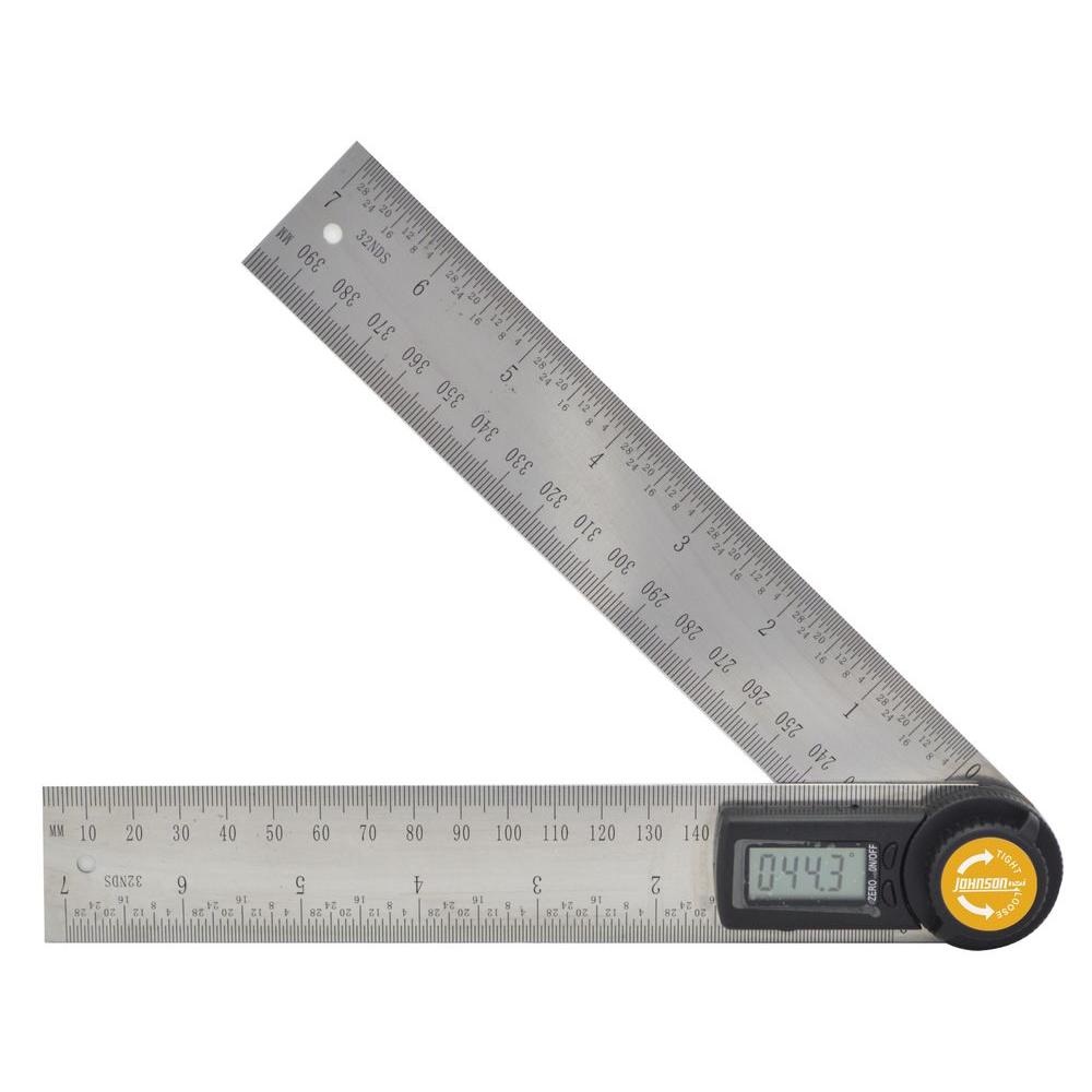 General Tools 5 In Digital Angle Finder 822 The Home Depot Digital Angle Locator And Ruler