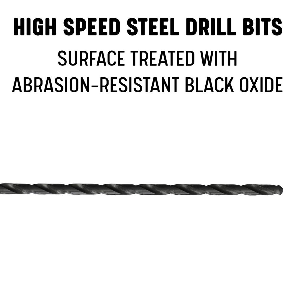 USA 10 OAL Drill 21//64 HSS Extra Long
