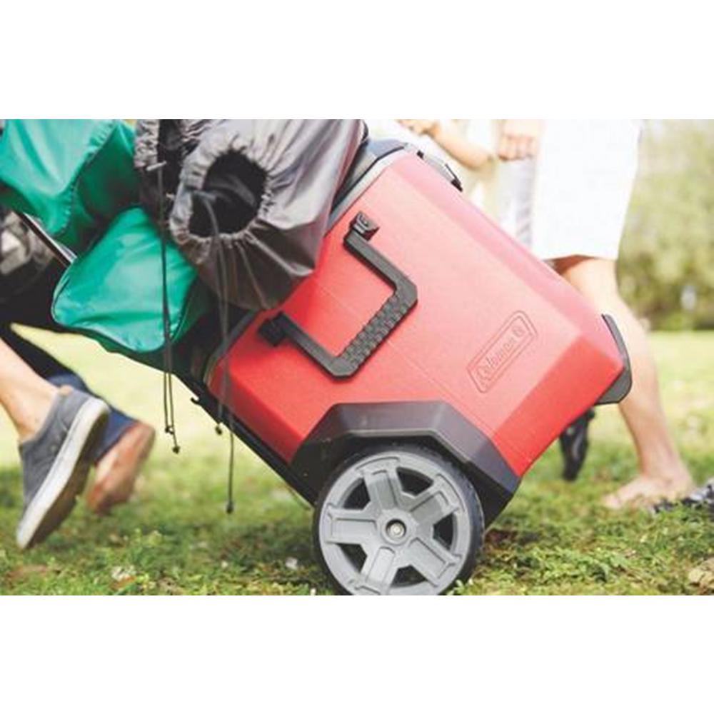 coleman wheeled cooler 57l