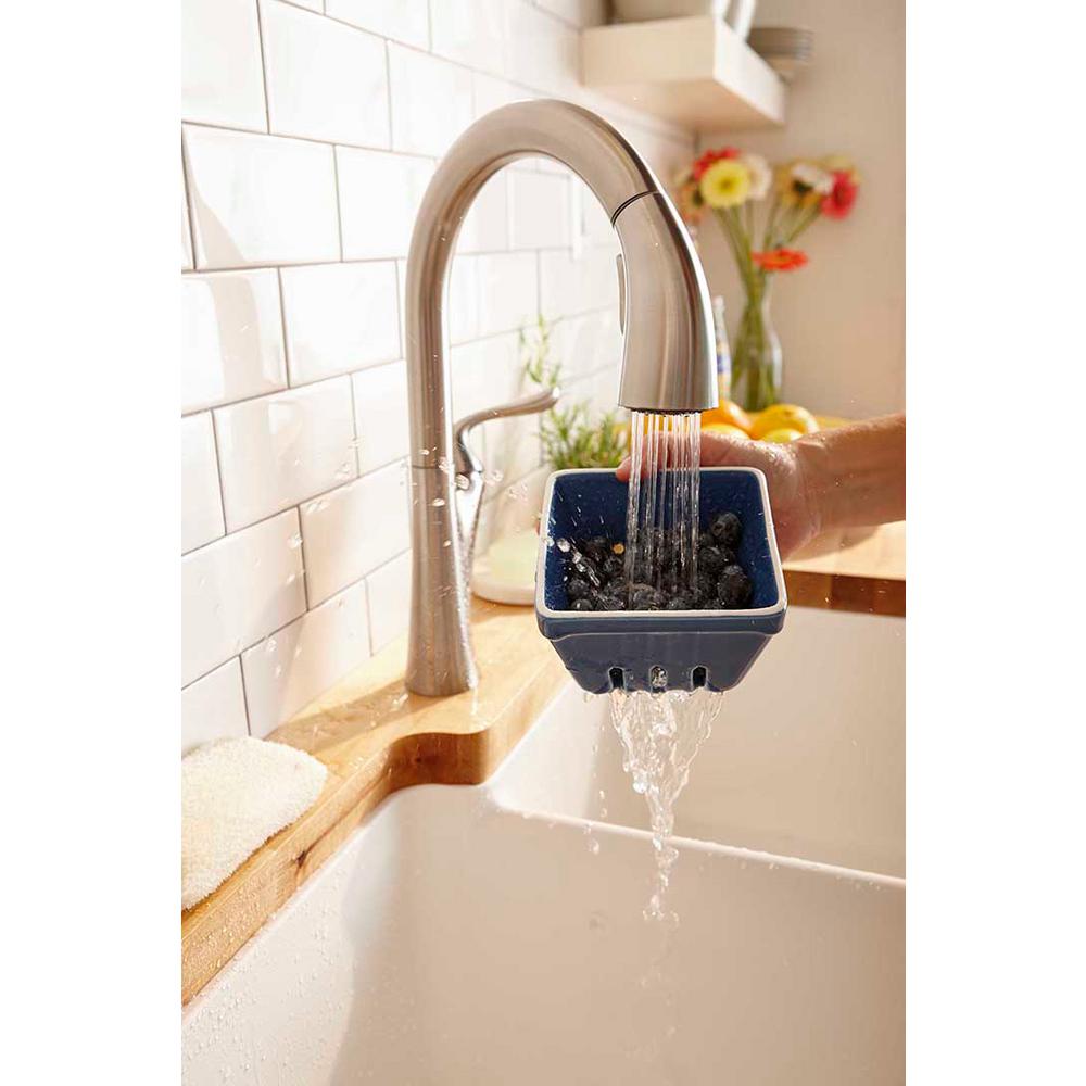 Elkay Harmony Single Handle Pull Down Sprayer Kitchen Faucet In