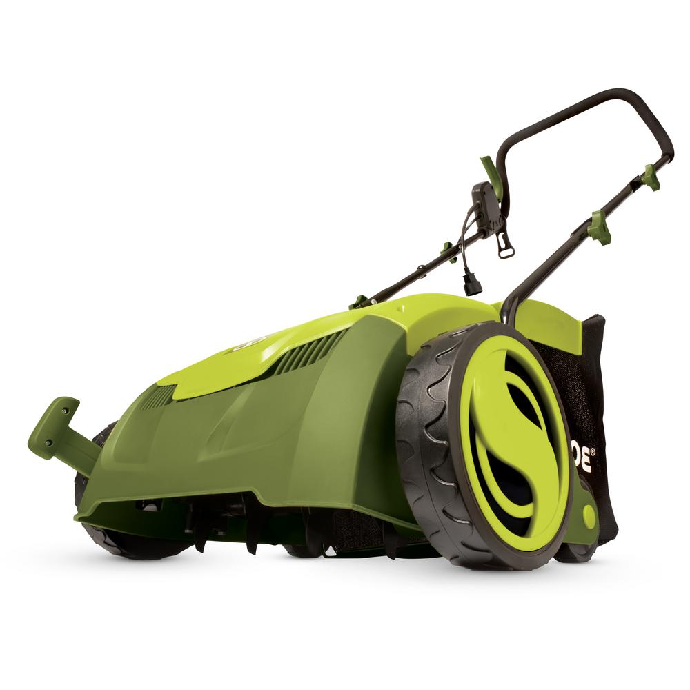 Homelite 14 In 10 Amp Electric Dethatcher Ut47100 The Home Depot 13 In 12 Amp Electric Scarifier Lawn Dethatcher With Collection Bag
