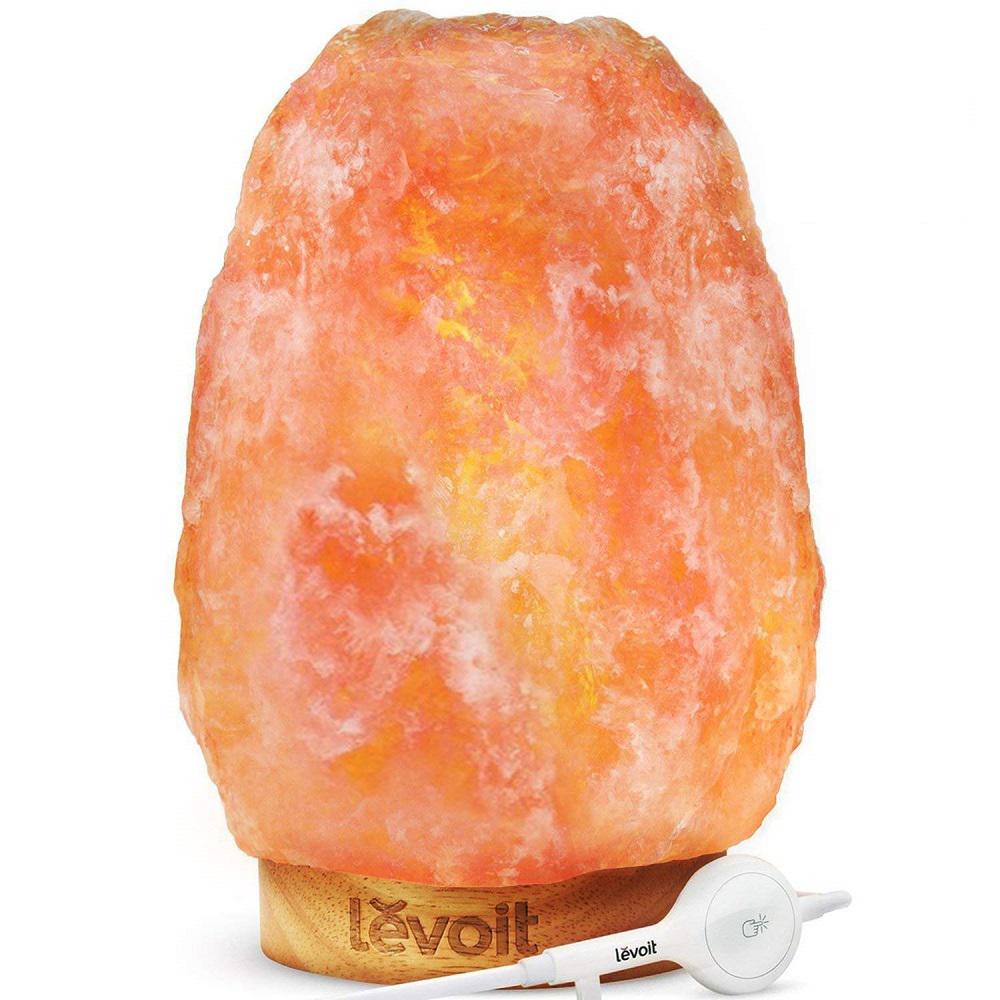 Levoit Elana 7 in. Wood Natural Himalayan Salt LampHTHOHILF08DL The