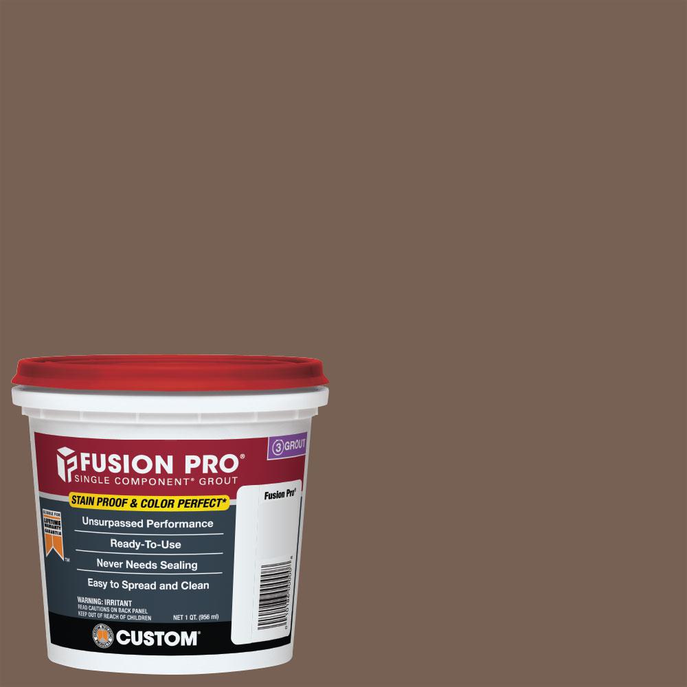 Custom Building Products Fusion Pro #52 Tobacco Brown 1 qt. Single Component Grout