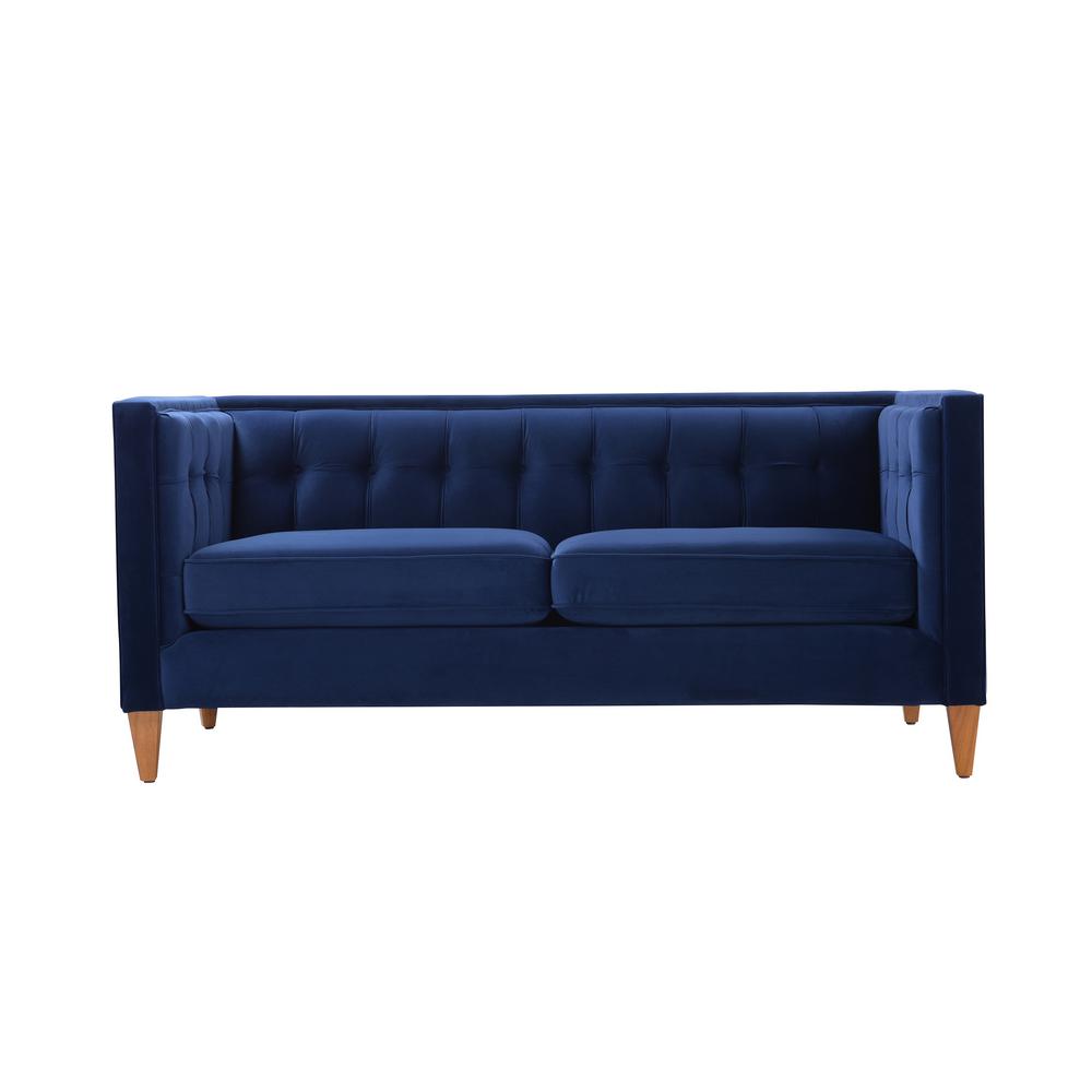 Jennifer Taylor Jack Navy Blue Tuxedo Loveseat 8403 2 859