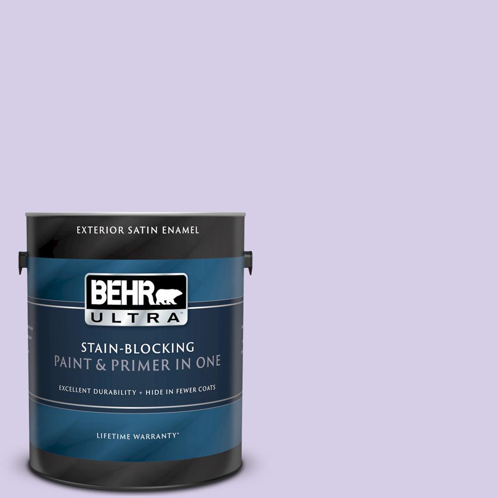 BEHR ULTRA 1 gal. 640A3 Potentially Purple Satin Enamel Exterior