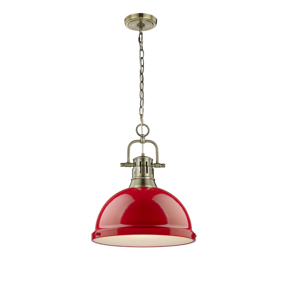 Red Pendant Lights Lighting The Home Depot Duncan
