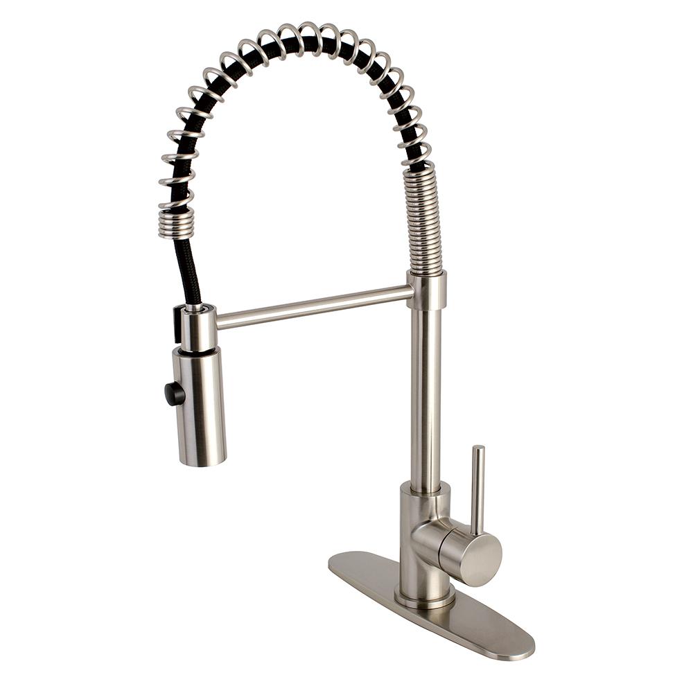 Kingston Brass Contemporary Single Handle Pull Down Sprayer