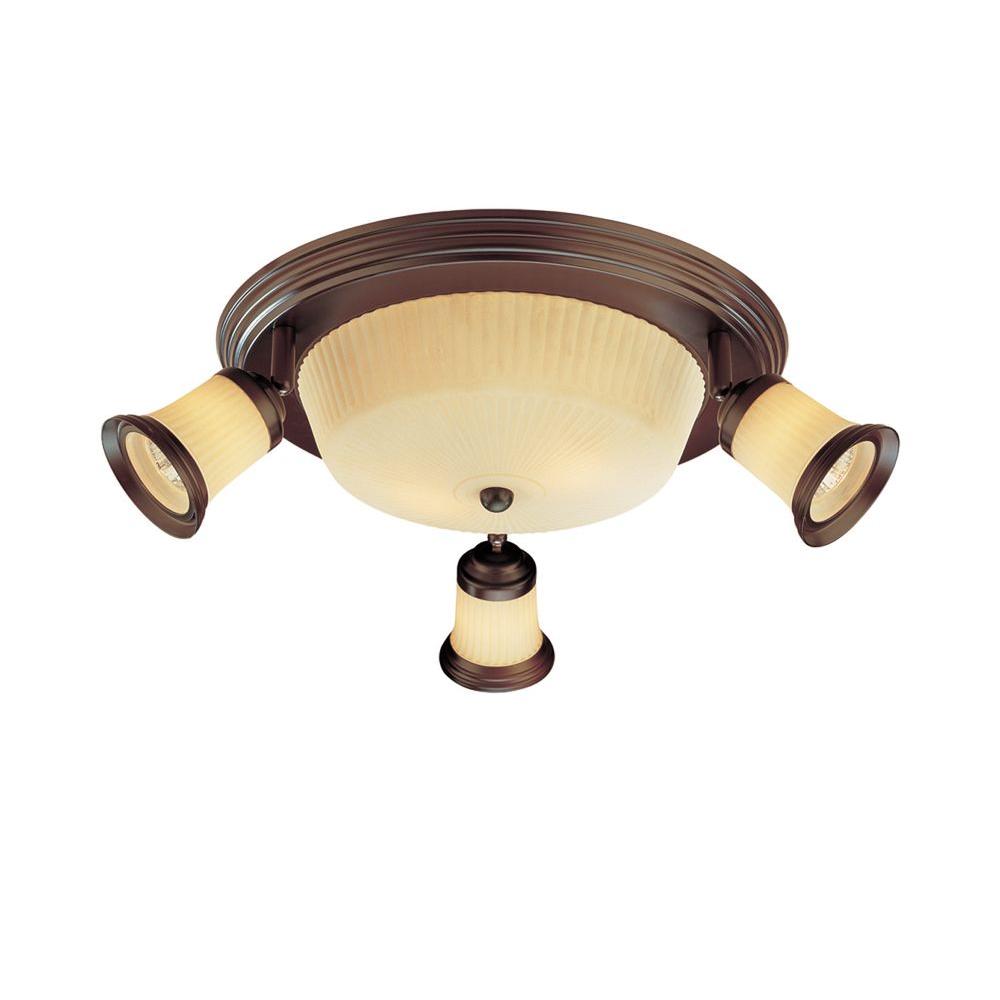 4 Light Antique Bronze Semi Flush Mount Ceiling Track Lighting Fixture 4 Light Antique Bronze Semi Flush Mount Ceiling Track Lighting Fixture