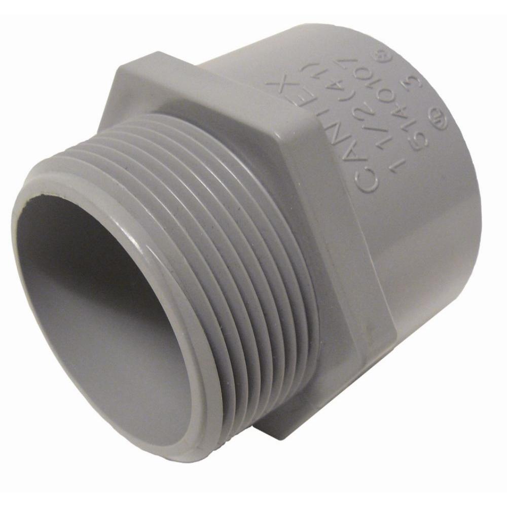 UPC 088700000032 Cantex 3 4in PVC Male Terminal Adapter 5140104U 