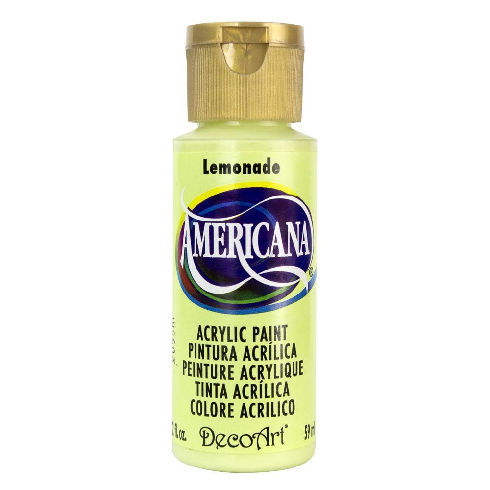 DecoArt Americana 2 oz. Lemonade Acrylic PaintDA2523 The Home Depot