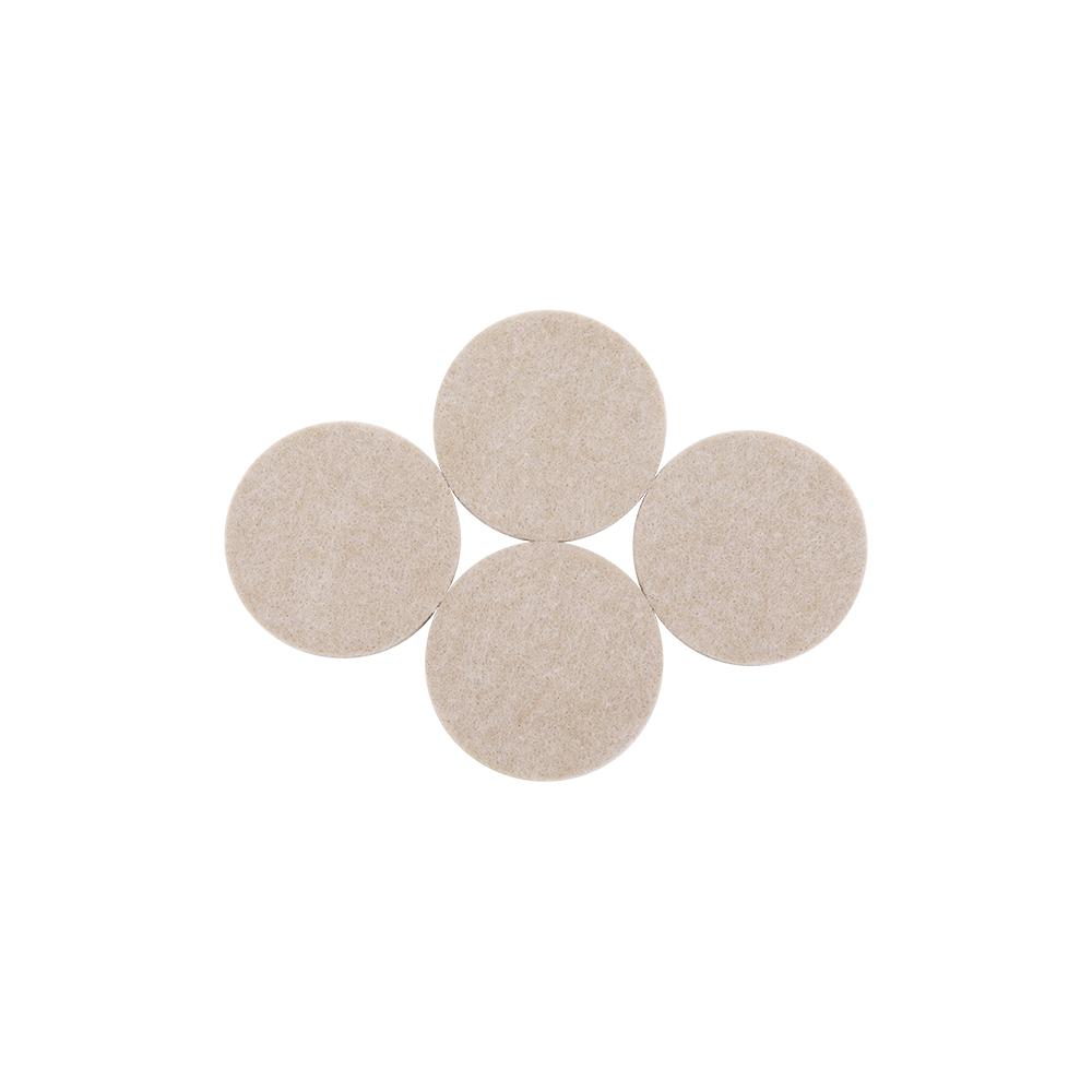 Everbilt 2 In Heavy Duty Self Adhesive Beige Felt Pads 4 Pack 804564 The Home Depot