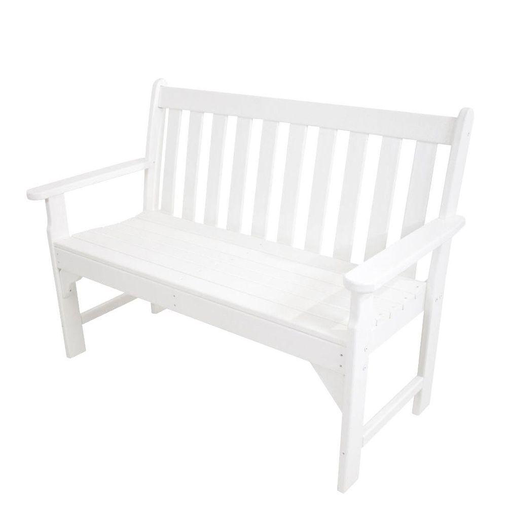 Outdoor Benches Patio Chairs The Home Depot - White Wicker Patio Bench Outdoor Benches Patio Chairs The Home Depot - White Wicker Patio Bench