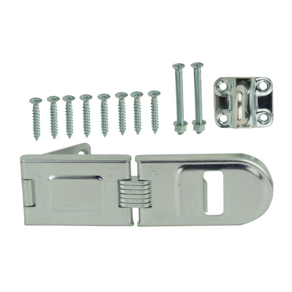 Everbilt 61/2 in. ZincPlated Hinge Safety Hasp20267 The Home Depot