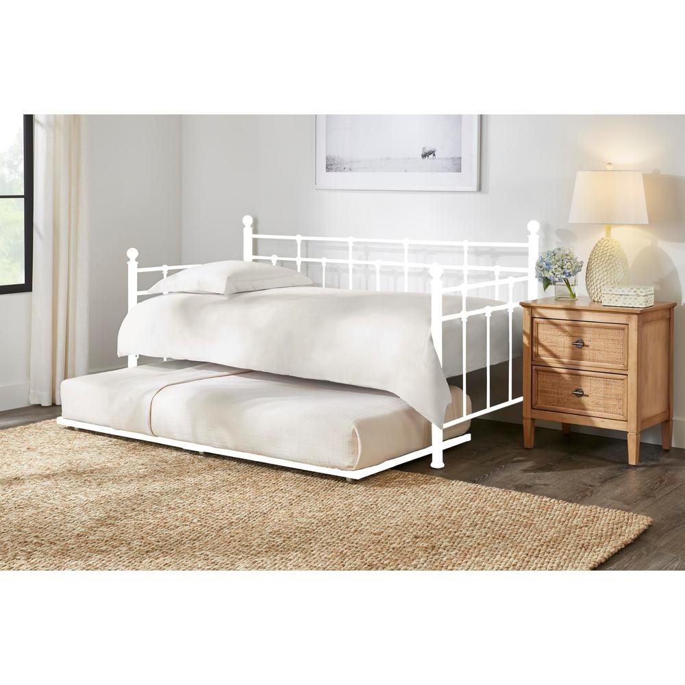 Home Decorators Collection Fenwick Ivory Metal Daybed Bed