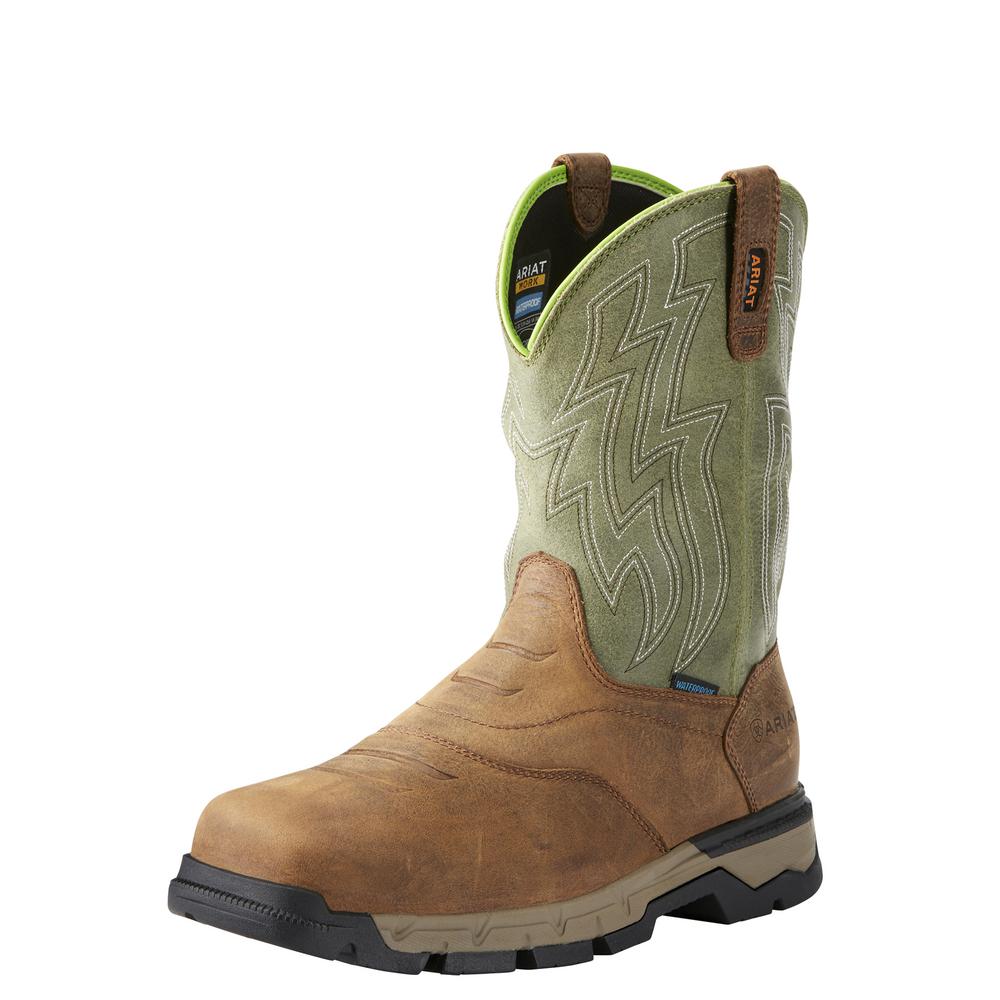 composite toe wellington work boots