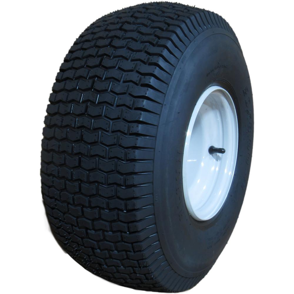 Lawnmower Tires 20X8X8
 - Hi Run 20 X 8 00 8 2ply Su12 Mower Tire On 8 In X 7 In Greyish White Solid Wheel With Zerk Metal Bushings Of 3 4 I D Asb1089 The Home Depot