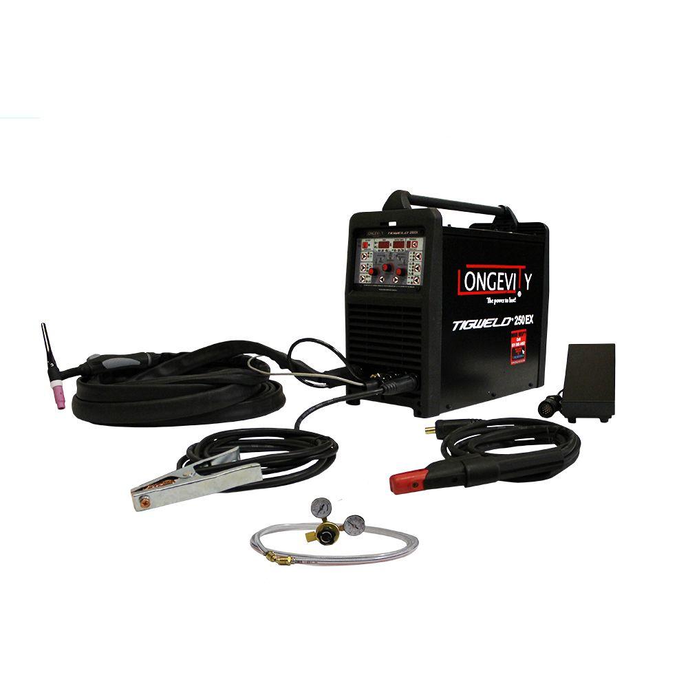 Longevity Tigweld 250EX 250 Amp TIG Welder with Synergistic Controls ...