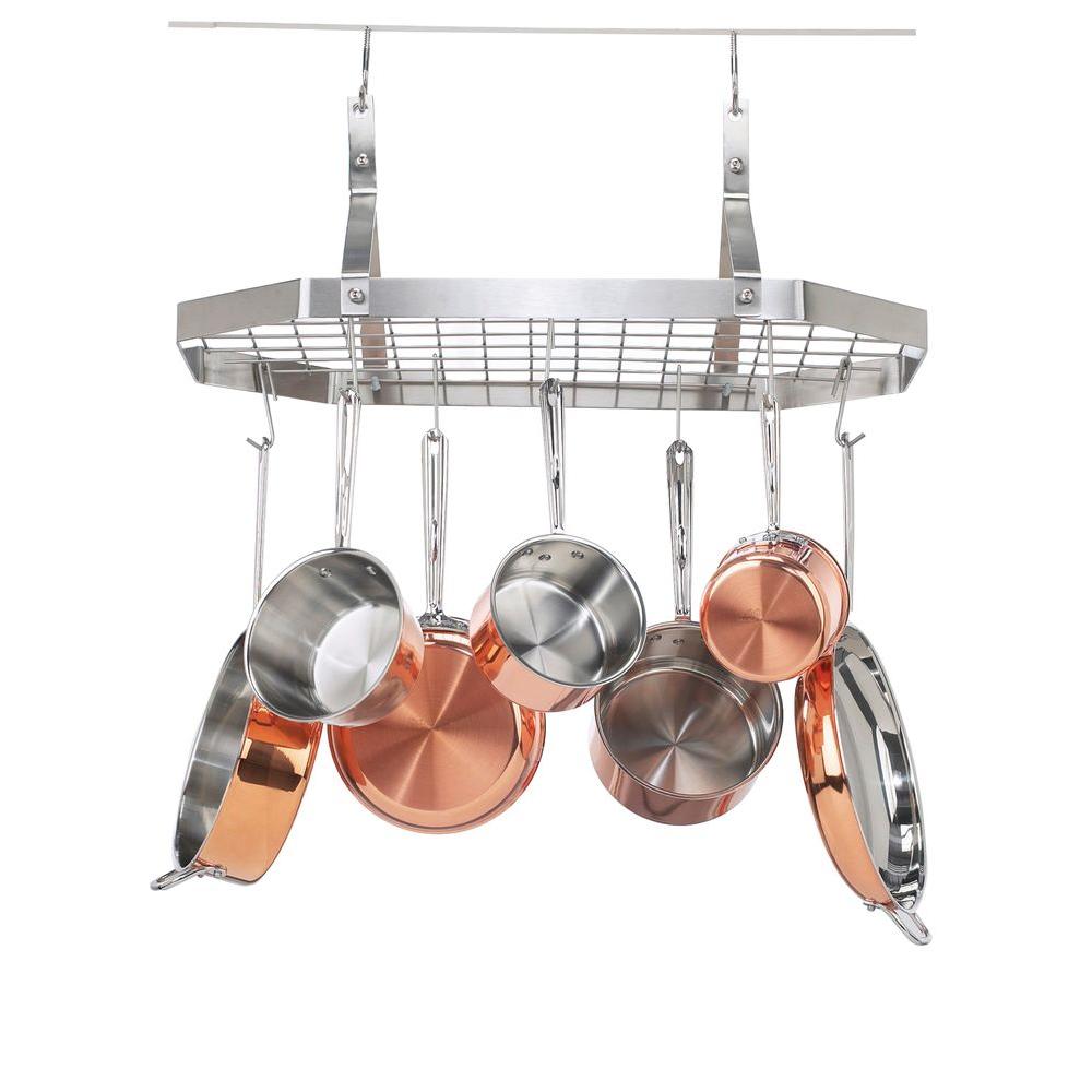 Cuisinart Octagonal Hanging Cookware Rack Crc29b The Home Depot Octagonal Hanging Cookware Rack Crc29b