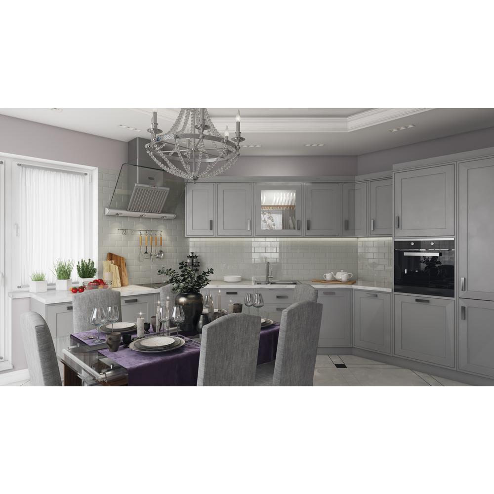 Glas Subway Tile von giorbello grau