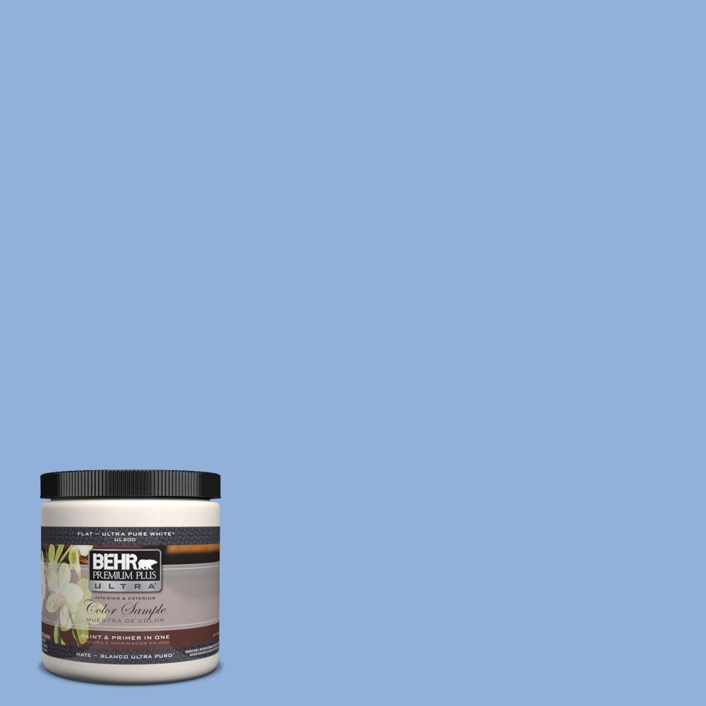 Behr Premium Plus Ultra 8 Oz 580b 5 Cornflower Blue Matte Interior 580b 5 Cornflower Blue Matte Interior