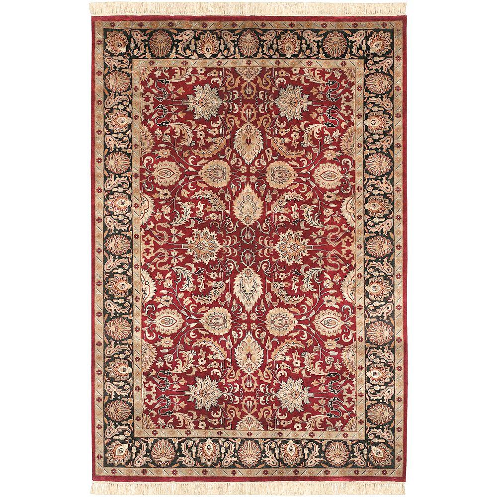 Artistic Weavers Lehi Burgundy Semi Worsted New Zealand Wool 2 Ft X 3 Area Rug Artistic Weavers Lehi Burgundy Semi Worsted New Zealand Wool 2 Ft X 3 Area Rug