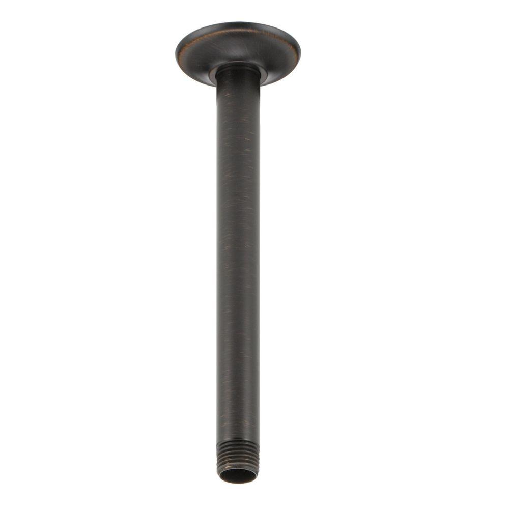Delta 9 in. CeilingMount Shower Arm and Flange in Bronze