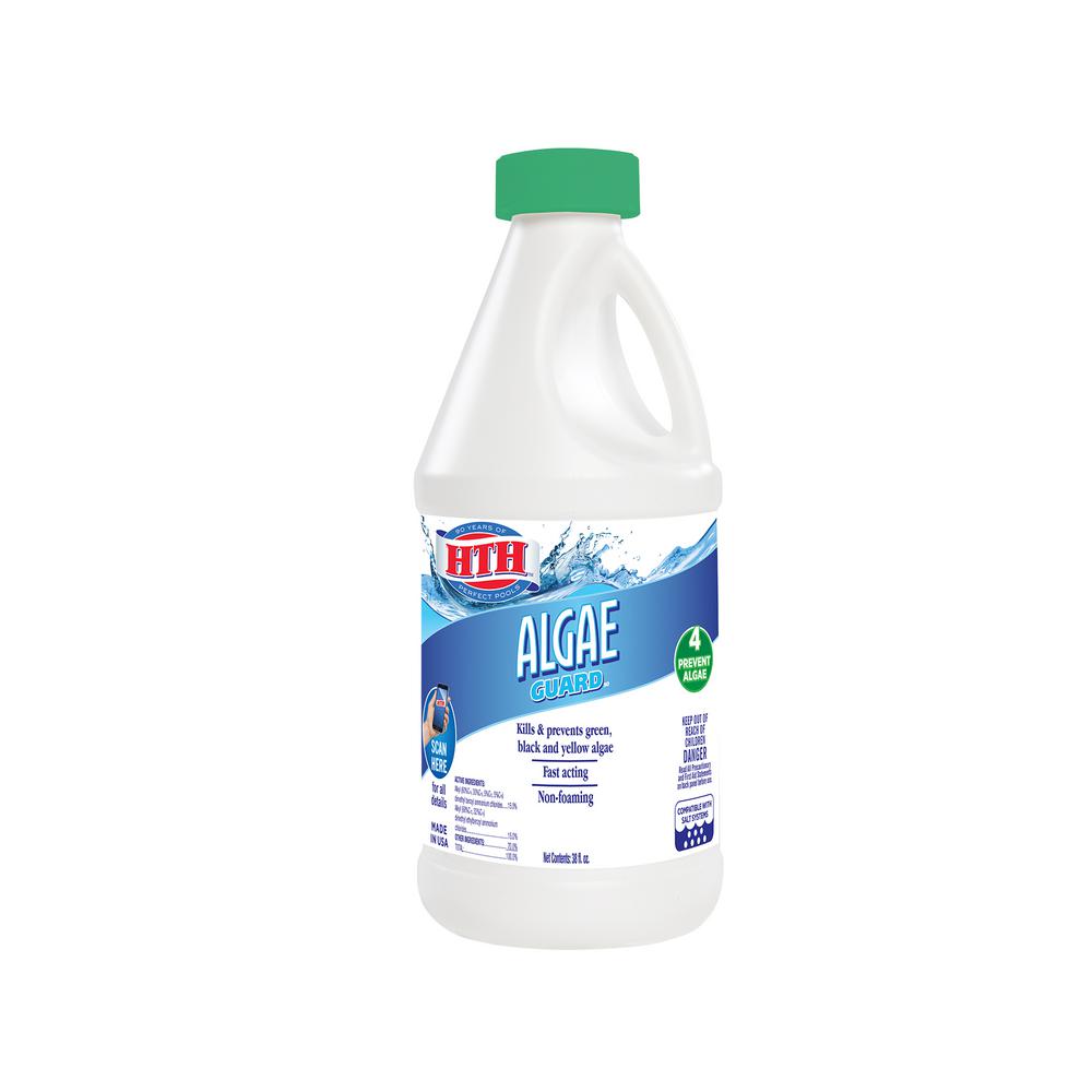 HTH 38 oz. Pool Algae Guard 3067037 The Home Depot