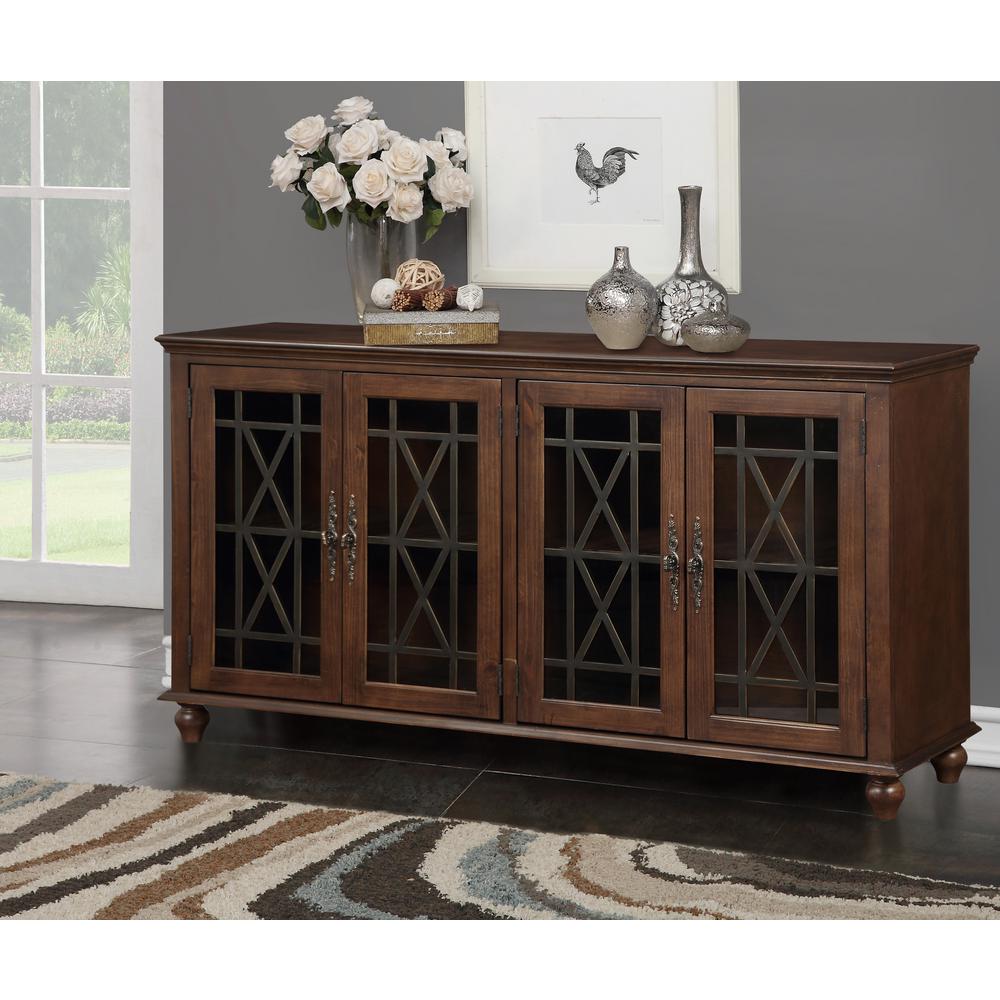 Os Home And Office Furniture Harper S Branch Walnut Brown Large