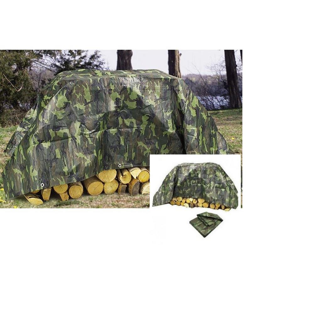 Boat RV or Pool Cover and More 8 X 10 Multi-Purpose Camouflage Tarp Cover Heavy Duty 14 X 14 Weave Material Waterproof Great for Tarpaulin Canopy Tent