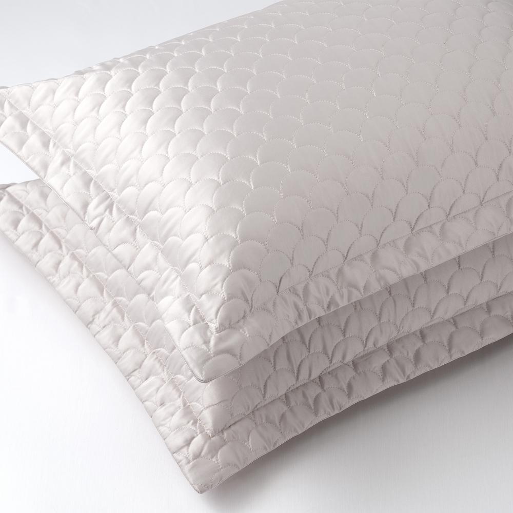 Nikki Chu Soft Pewter Queen Pillow Cover Sh000562 Q Pewt The