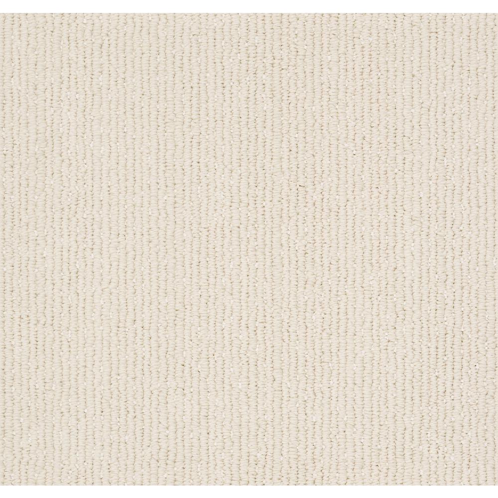 LifeProof Carpet Sample - Naples - Color Ivory Paper Loop 8 in. x 8 in