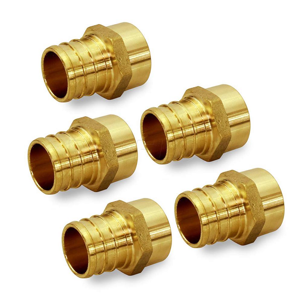 2 Pack JG ProLock PSEI013626E Push-to-Connect Male Connector 1 Cts x 3//4 Npt Black 2 Piece
