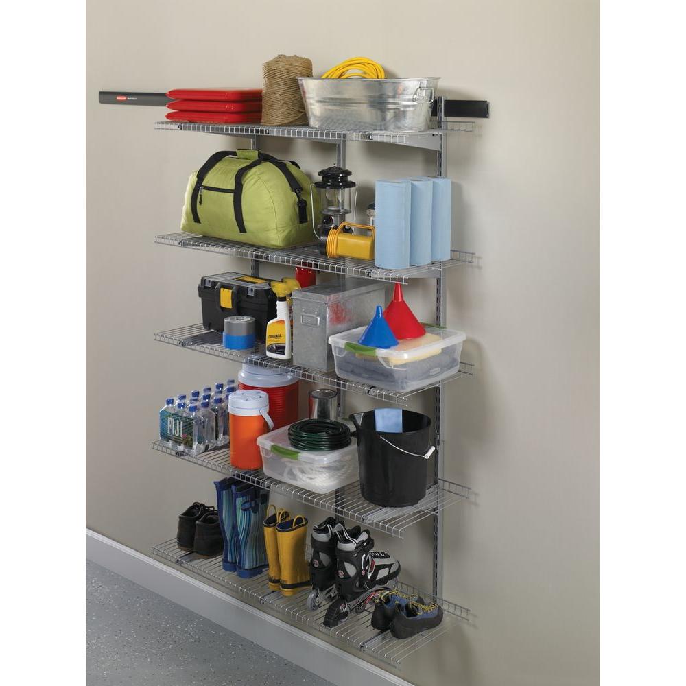 Rubbermaid Fasttrack Garage 16 In D Shelf Bracket With Sd Clips Rubbermaid Fasttrack Garage 16 In D Shelf Bracket With Sd Clips