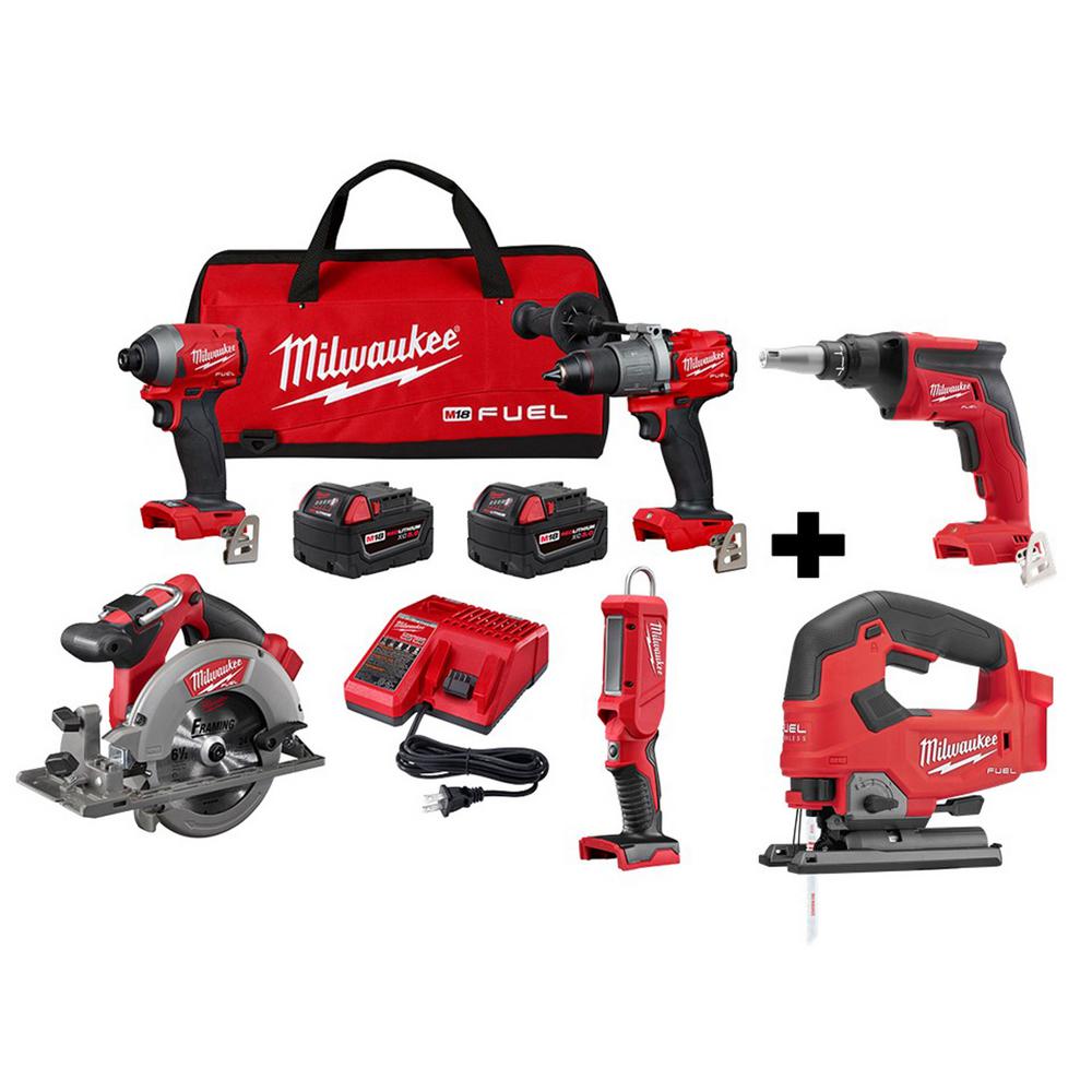 Milwaukee M18 FUEL 18Volt LithiumIon Brushless Cordless Combo Kit