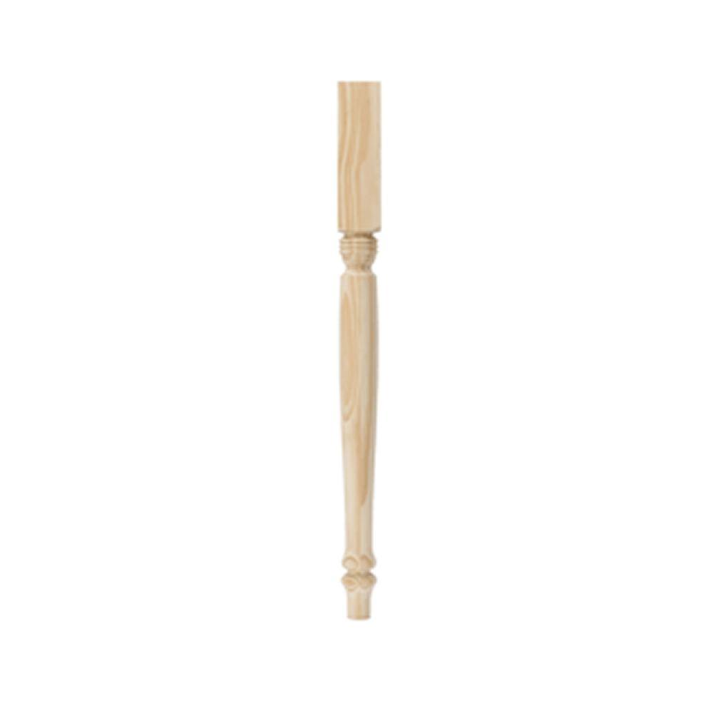 Waddell 2921 29 In Solid Pine Furniture Leg 10001534 The Home Depot Waddell 2921 29 In Solid Pine Furniture Leg