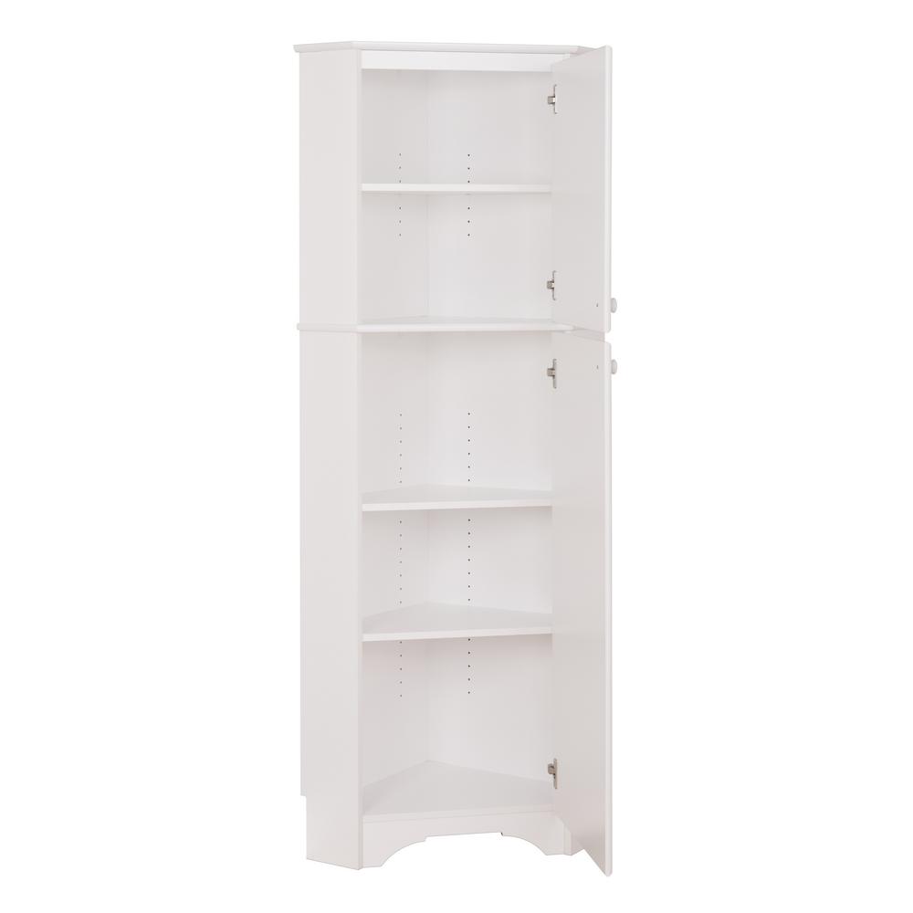 Prepac Elite Tall White Laminate Storage Cabinet Wscc 0605 1 The