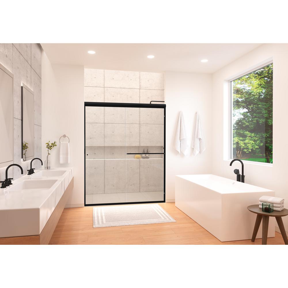 Holcam Eurolite 60 in. x 70.5 in. Frameless Sliding Shower Door in