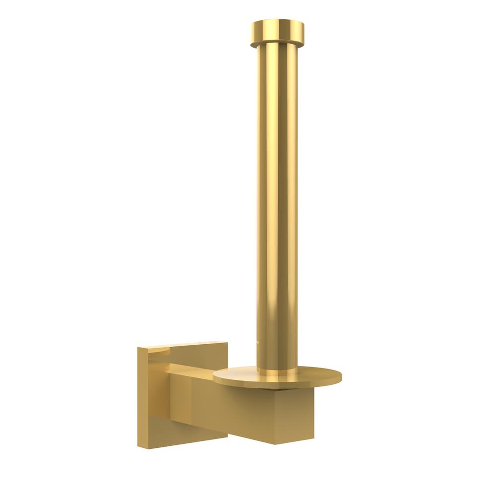 Solid Brass Oil Rubbed Bronze Toilet Paper with Brush Holder Brown