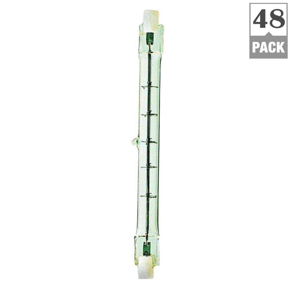 Feit Electric 300 Watt Warm White 3000k T3 R7 Double Ended Tube Dimmable Halogen Rough Service 4705