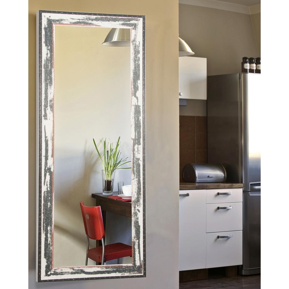 600 700 Floor Mirrors The Home Depot Vanity Jovie Jane Rustic Seaside Non Beveled Floor Mirror