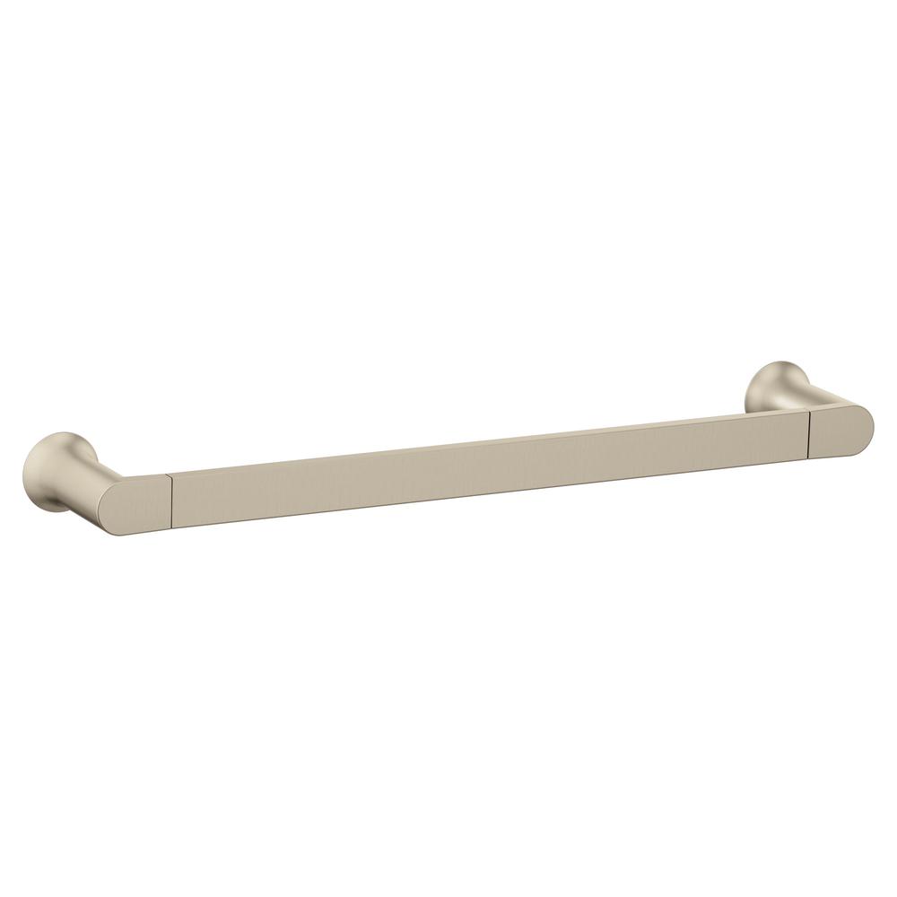 Brushed Nickel - Nickel - MOEN - Towel Bars - Bathroom Hardware - The